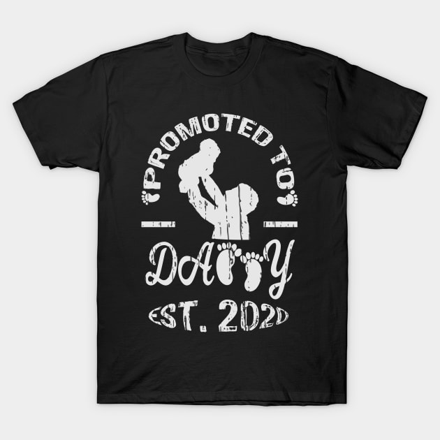 promoted to daddy est 2020 T-Shirt by sanim's